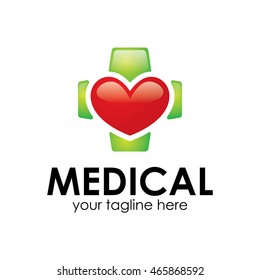 Medical logo design template
