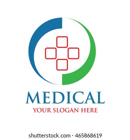 Medical logo design template