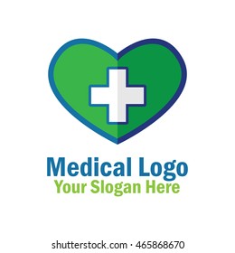Medical logo design template