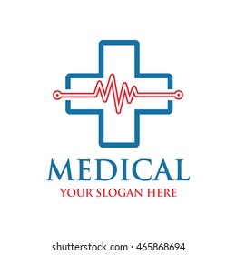 Medical logo design template