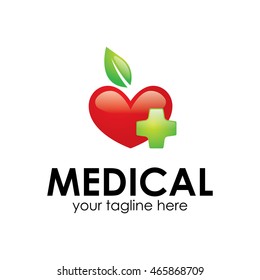 Medical logo design template