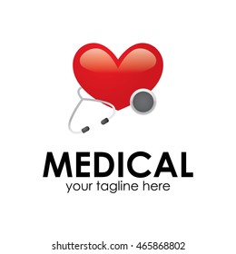 Medical logo design template