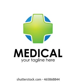 Medical logo design template