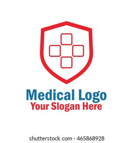 Medical logo design template