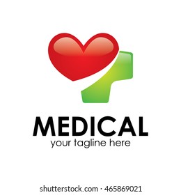 Medical logo design template