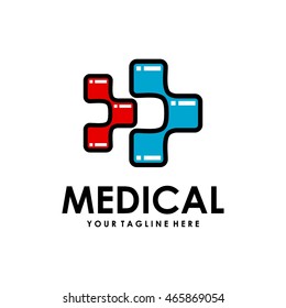 Medical logo design template