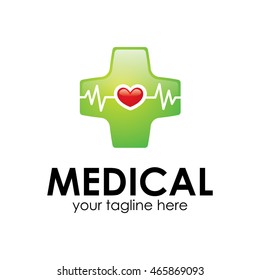 Medical logo design template