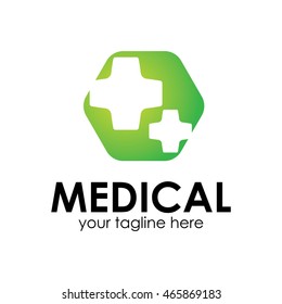 Medical logo design template