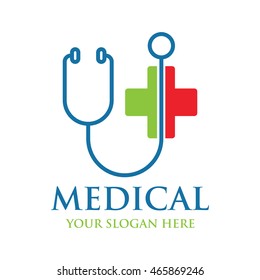 Medical logo design template