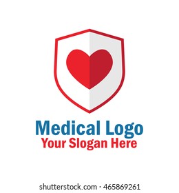 Medical logo design template