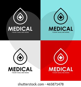 Medical logo design template