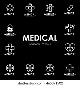 Medical logo design template