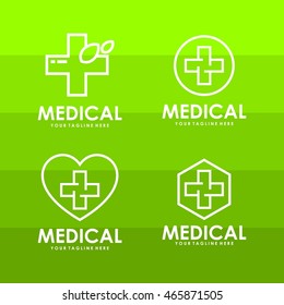Medical logo design template