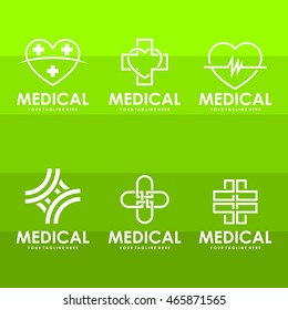 Medical logo design template