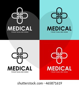 Medical logo design template