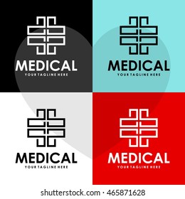 Medical logo design template