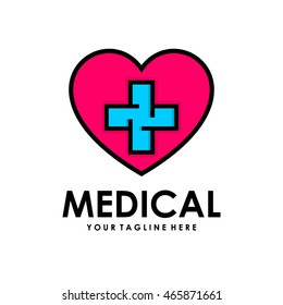 Medical logo design template