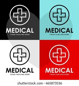 Medical logo design template