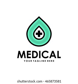 Medical logo design template