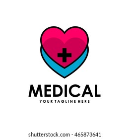 Medical logo design template