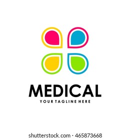 Medical logo design template