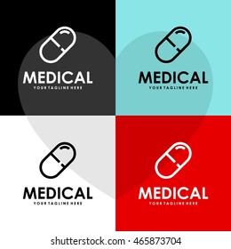 Medical logo design template