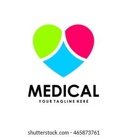 Medical logo design template