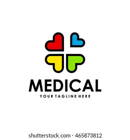 Medical logo design template