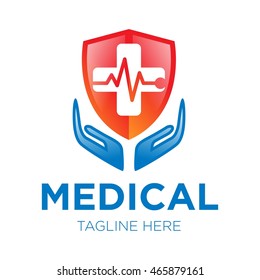 Medical logo design template