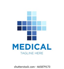 Medical logo design template