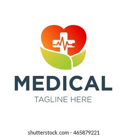 Medical logo design template