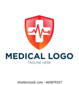 Medical logo design template