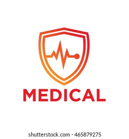 Medical logo design template