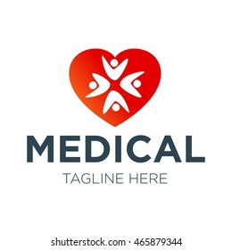 Medical logo design template