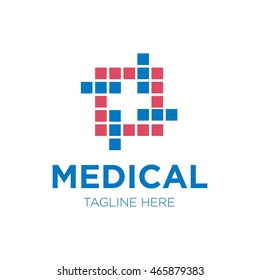 Medical logo design template