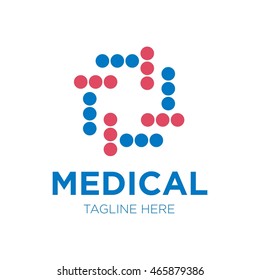 Medical logo design template