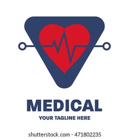 Medical logo design template