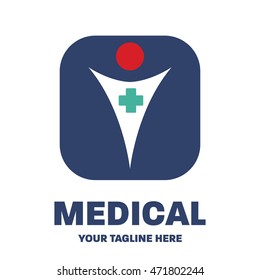 Medical logo design template
