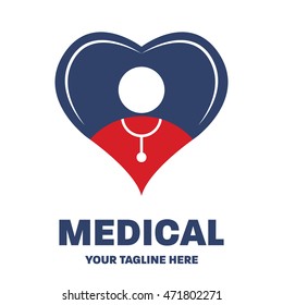 Medical logo design template