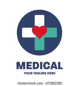 Medical logo design template