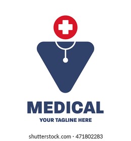Medical logo design template