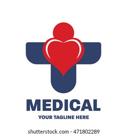 Medical logo design template