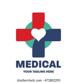 Medical logo design template