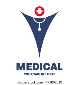 Medical logo design template