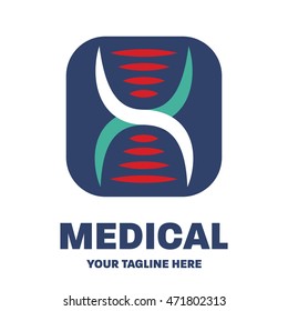 Medical logo design template