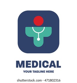 Medical logo design template