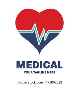 Medical logo design template
