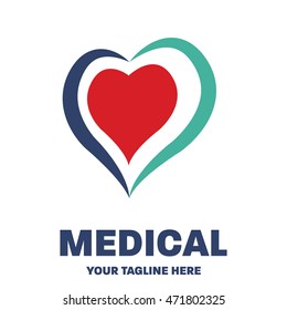 Medical logo design template
