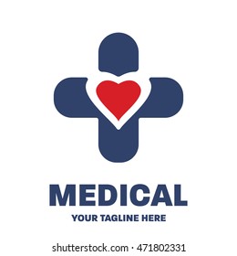 Medical logo design template