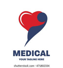 Medical logo design template